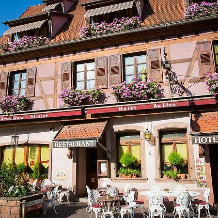 Hotel Au Lion Ribeauville  Bagian luar foto