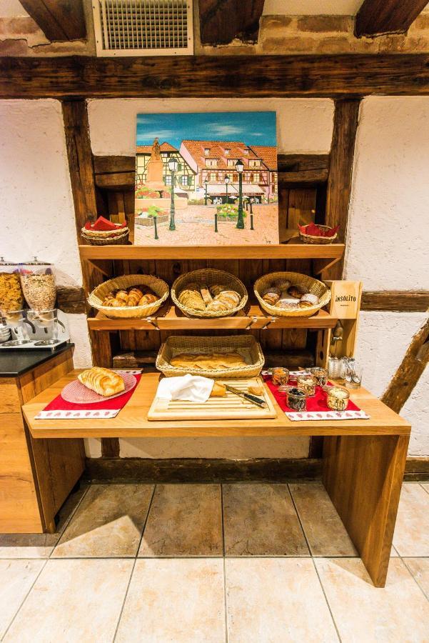 Hotel Au Lion Ribeauville  Bagian luar foto